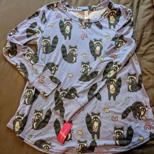 Racoon pajama set